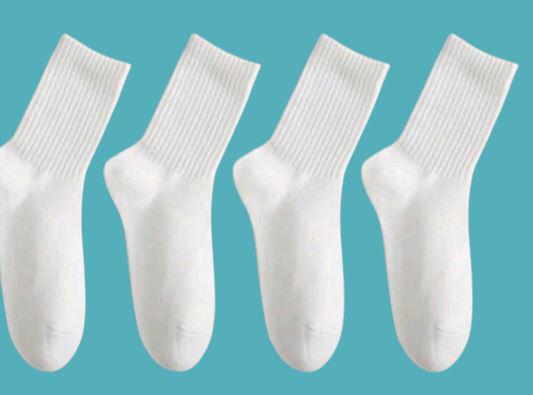 White Cotton Socks