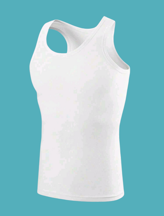 White Cotton Vest