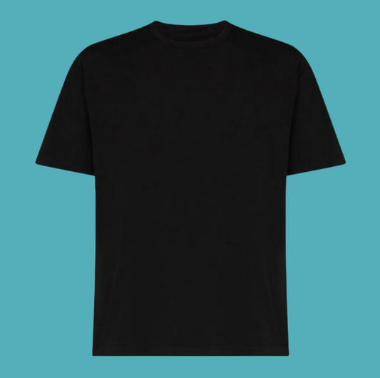 Black Cotton T-Shirt
